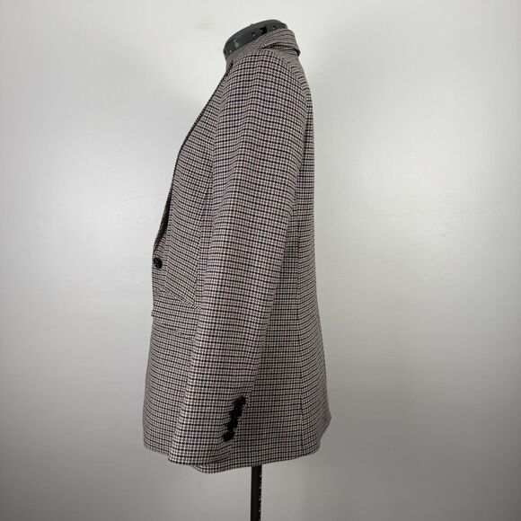 Talbots Oversized Boyfriend Blazer – Academia Preppy Style, Cotton Wool‎ Jacket - Picture 6 of 14